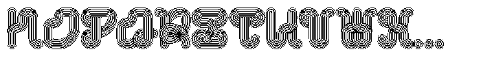 Turboline Regular Font UPPERCASE