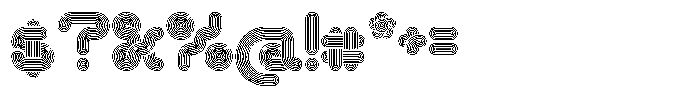Turboline Top Font OTHER CHARS
