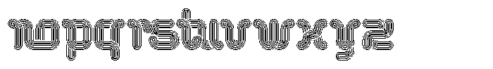 Turboline Top Font LOWERCASE