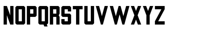 Turbozone Font UPPERCASE