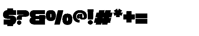 Turkin Display Bold Font OTHER CHARS