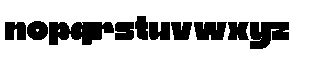 Turkin Display Bold Font LOWERCASE