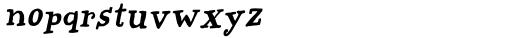 Turpentine Kisses Italic Font LOWERCASE