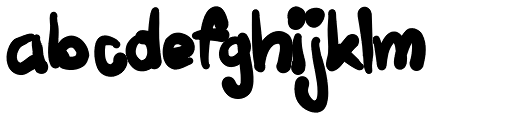Tusch Touch 4 Font LOWERCASE