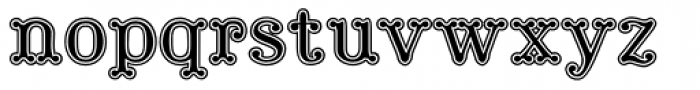 Tuskcandy Inline Font LOWERCASE