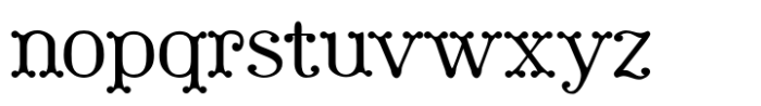 Tuskcandy Regular Font LOWERCASE