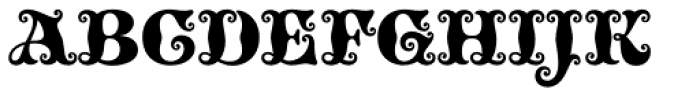 Tusque Regular Font LOWERCASE