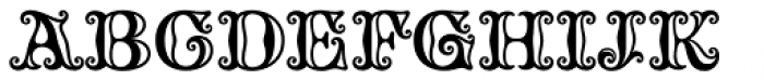 Tusque Tooled Font UPPERCASE