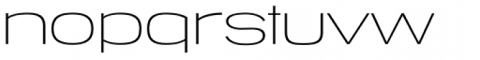 Tussilago ExtraLight Font LOWERCASE