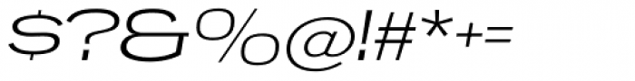 Tussilago Light Italic Font OTHER CHARS