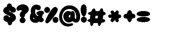 Tuto Black Font OTHER CHARS
