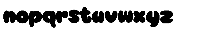 Tuto Black Font LOWERCASE