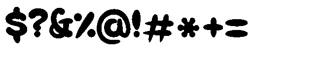 Tuto Bold Font OTHER CHARS