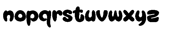 Tuto Bold Font LOWERCASE