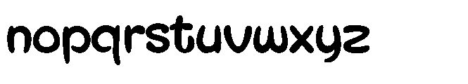 Tuto Regular Font LOWERCASE