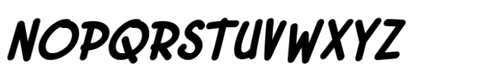 Tuwaga Bold Italic Font UPPERCASE