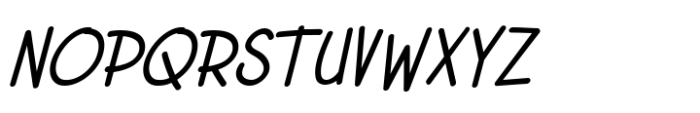 Tuwaga Italic Font UPPERCASE