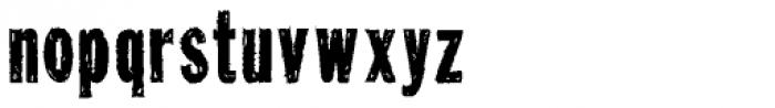 Tuzonie Condensed Font LOWERCASE
