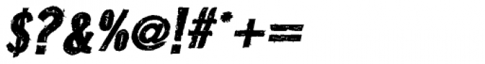 Tuzonie Semi Expd Italic Font OTHER CHARS