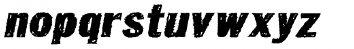 Tuzonie Ultra Expd Italic Font LOWERCASE
