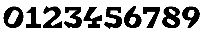 Tuaf Bold Font OTHER CHARS