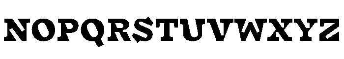 Tuaf Bold Font UPPERCASE