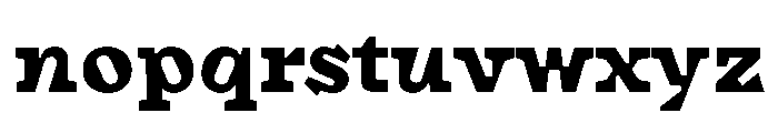 Tuaf Bold Font LOWERCASE