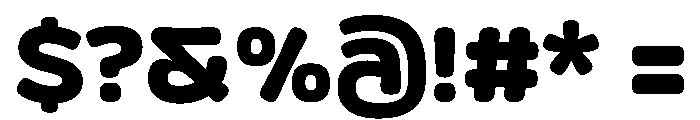 Tuig Bold Instance Font OTHER CHARS