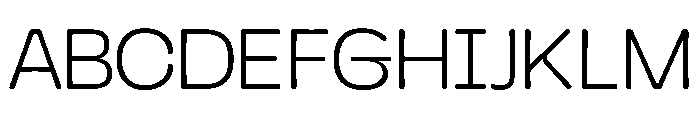 Tuig Light Instance Font UPPERCASE