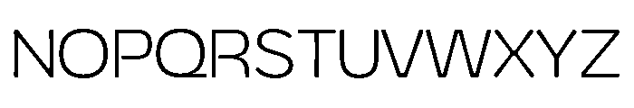 Tuig Light Instance Font UPPERCASE