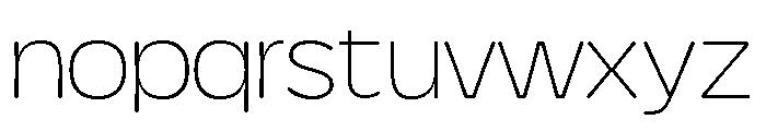 Tuig Thin Font LOWERCASE