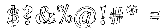 Tulda Regular Font OTHER CHARS