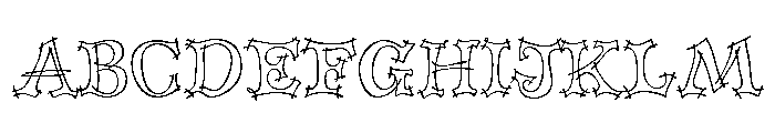Tulda Regular Font UPPERCASE