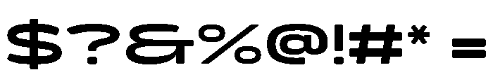 Turismo Bold Font OTHER CHARS