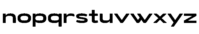 Turismo Extra Bold Font LOWERCASE