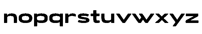 Turismo Heavy Font LOWERCASE