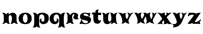 Tuscaloosa Regular Font LOWERCASE