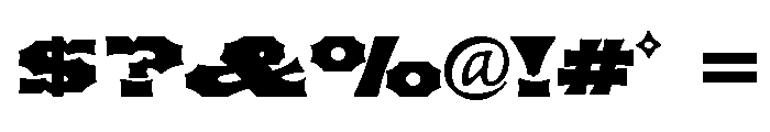 Tuscan Expanded Regular Font OTHER CHARS