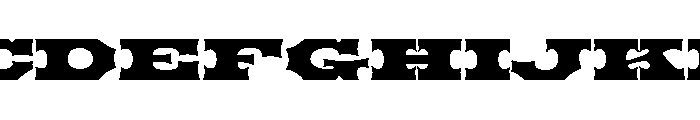 Tuscan Expanded Regular Font UPPERCASE
