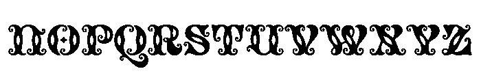 Tusque Circus Color Font LOWERCASE