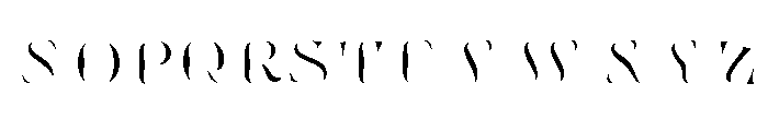 Tusque Highlight Font UPPERCASE