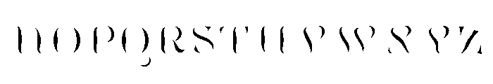 Tusque Highlight Font LOWERCASE