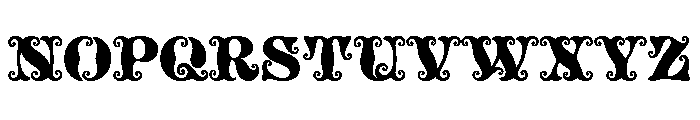 Tusque Tooled Color Font UPPERCASE