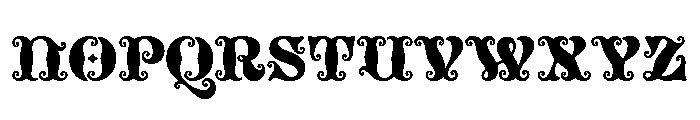 Tusque Tooled Color Font LOWERCASE