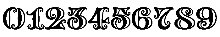 Tusque Tooled Font OTHER CHARS