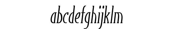 Tunic-ExtracondensedItalic Font LOWERCASE