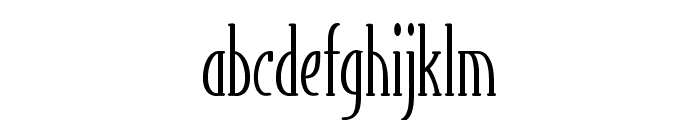 Tunic-ExtracondensedRegular Font LOWERCASE