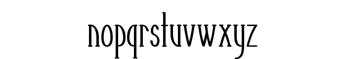 Tunic-ExtracondensedRegular Font LOWERCASE