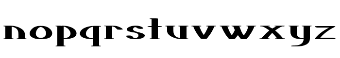 Tunic-ExtraexpandedBold Font LOWERCASE