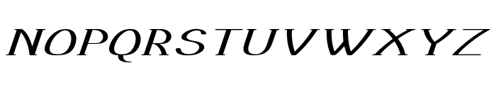 Tunic-ExtraexpandedItalic Font UPPERCASE